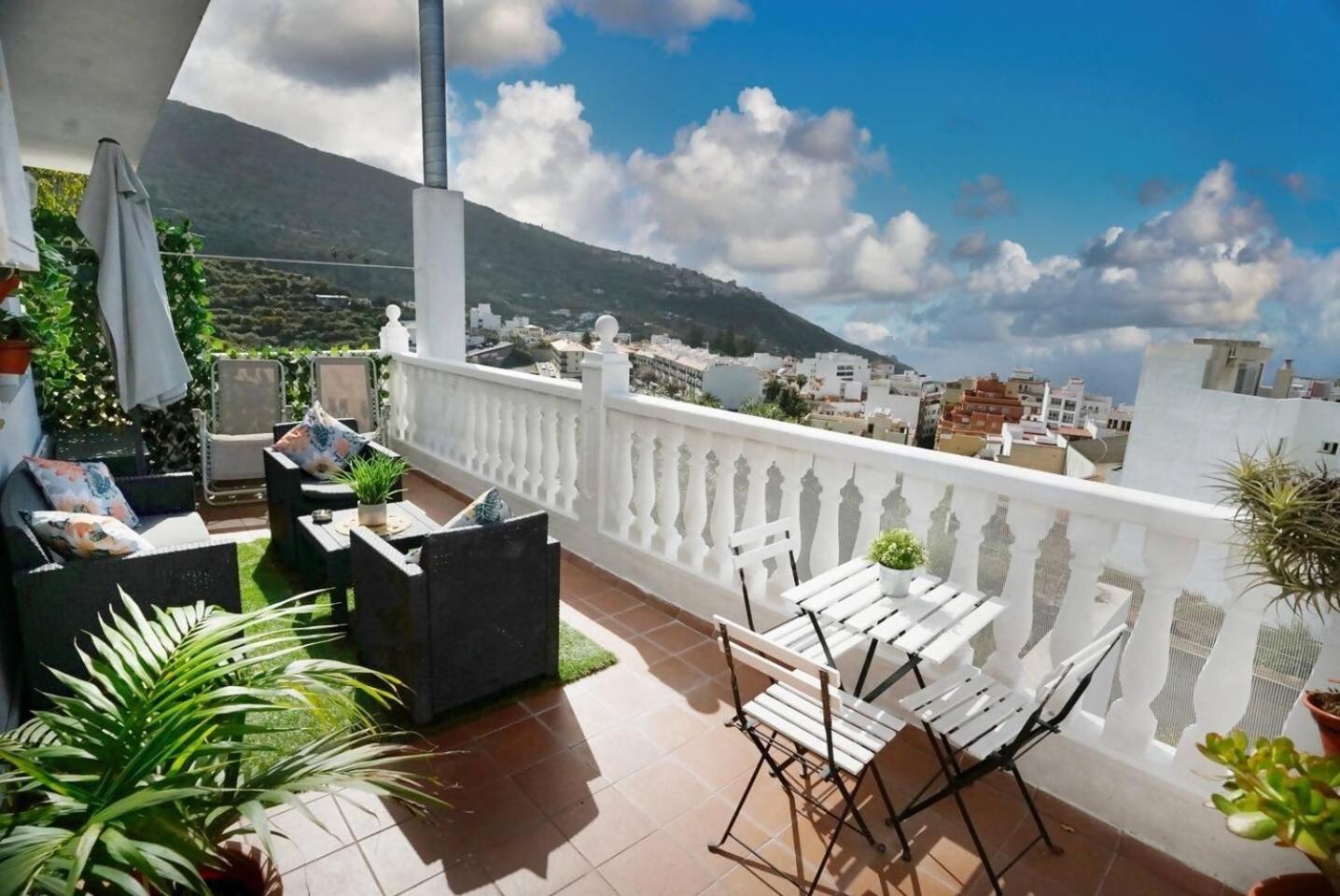 Terraza Centrico Pueblo Aparcamiento Cerca Appartamento Icod De Los Vinos